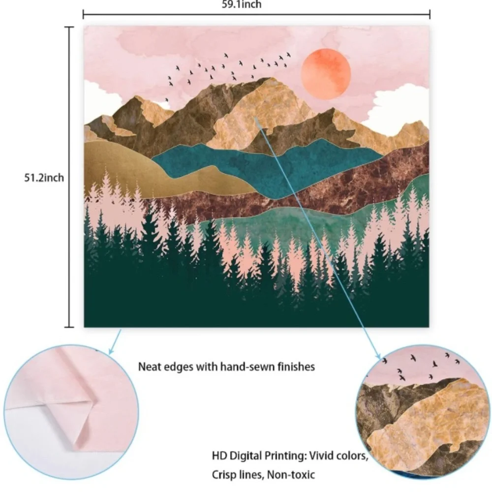 ⛰️ Mountain Peak Tapestry